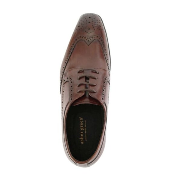 NEW Asher Green Men\'s Genuine Calf Leather Wingtip Dress Shoes Size 13 main image 7